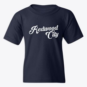 Redwood City California Vintage Team Youth T-shirt