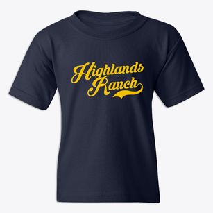 Highlands Ranch Colorado Vintage Team Youth T-shirt