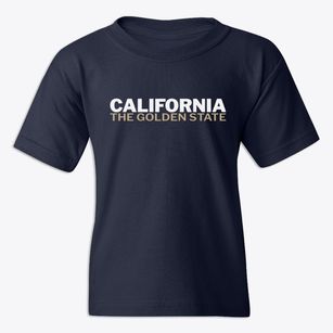  California White and Gold Youth T-shirt