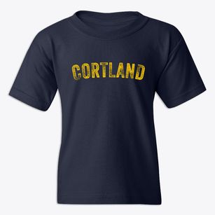 Cortland New York Timeless Retro Youth T-shirt