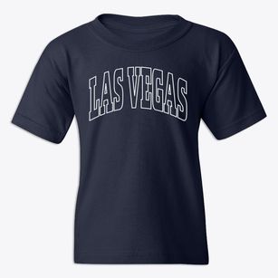 Las Vegas Nevada Trendy Block Youth T-shirt