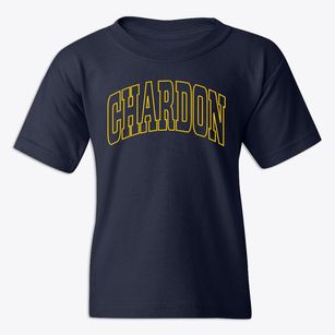 Chardon Ohio Trendy Block Youth T-shirt
