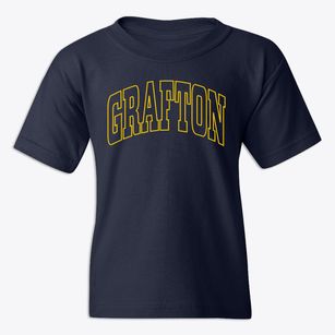 Grafton West Virginia Trendy Block Youth T-shirt