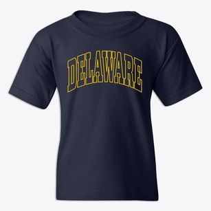 Delaware New York Trendy Block Youth T-shirt