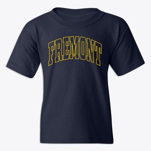Fremont North Carolina Trendy Block Youth T-shirt