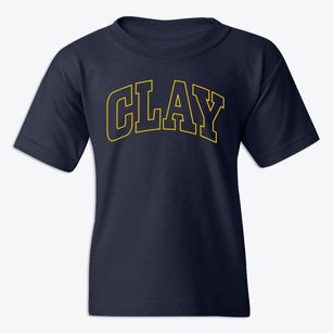 Clay California Trendy Block Youth T-shirt
