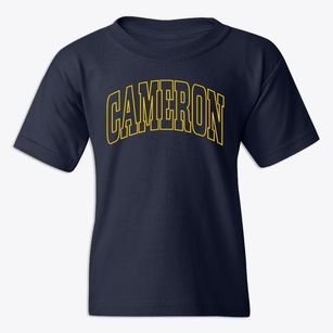 Cameron New York Trendy Block Youth T-shirt