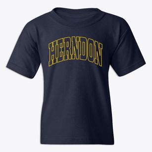 Herndon Virginia Trendy Block Youth T-shirt