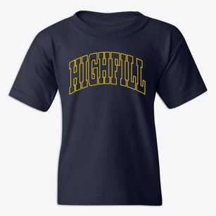 Highfill Arkansas Trendy Block Youth T-shirt