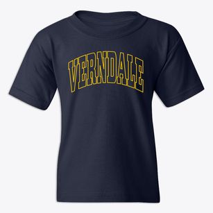 Verndale Minnesota Trendy Block Youth T-shirt