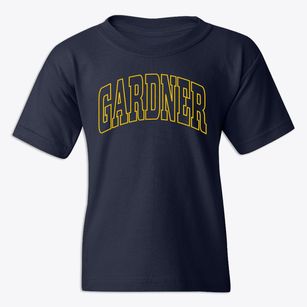 Gardner Massachusetts Trendy Block Youth T-shirt