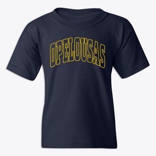 Opelousas Louisiana Trendy Block Youth T-shirt