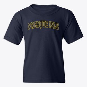 Presque Isle Maine Trendy Block Youth T-shirt