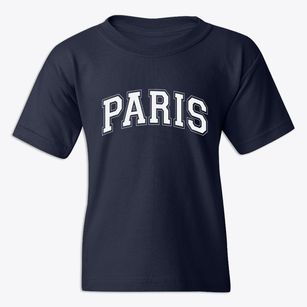 Paris New York Varsity Youth T-shirt