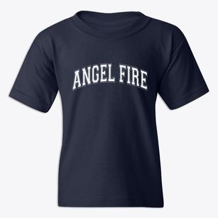 Angel Fire New Mexico Varsity Youth T-shirt