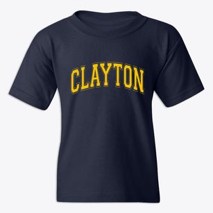 Clayton North Carolina Varsity Youth T-shirt