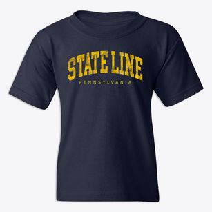 State Line Pennsylvania Urban Vibe Youth T-shirt
