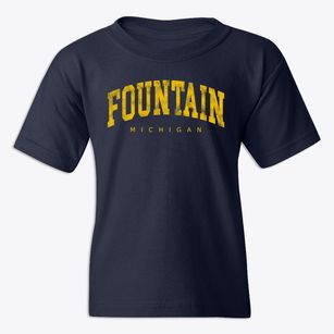 Fountain Michigan Urban Vibe Youth T-shirt