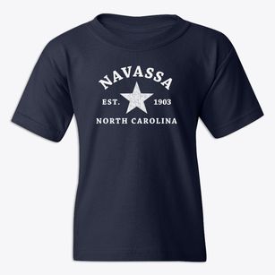 Navassa North Carolina Star Youth T-shirt