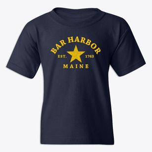 Bar Harbor Maine Star Youth T-shirt