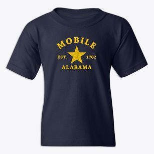 Mobile Alabama Star Youth T-shirt
