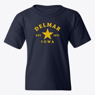 Delmar Iowa Star Youth T-shirt