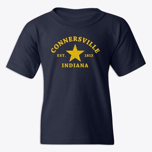 Connersville Indiana Star Youth T-shirt