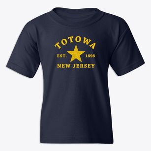 Totowa New Jersey Star Youth T-shirt