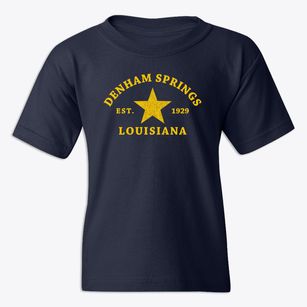 Denham Springs Louisiana Star Youth T-shirt