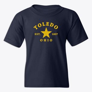 Toledo Ohio Star Youth T-shirt