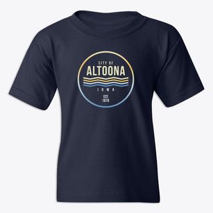Altoona Iowa Color Fade Youth T-shirt