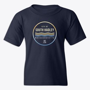 South Hadley Massachusetts Color Fade Youth T-shirt