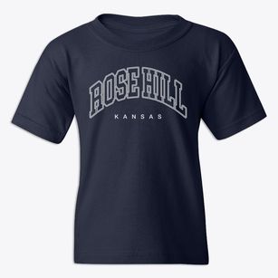 Rose Hill Kansas Inline Youth T-shirt