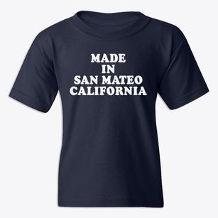 San Mateo California Classic 70s Youth T-shirt