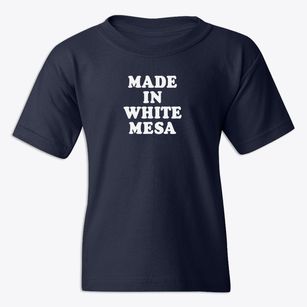 White Mesa Utah Classic 70s Youth T-shirt