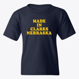 Clarks Nebraska Classic 70s Youth T-shirt