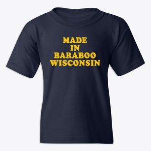 Baraboo Wisconsin Classic 70s Youth T-shirt