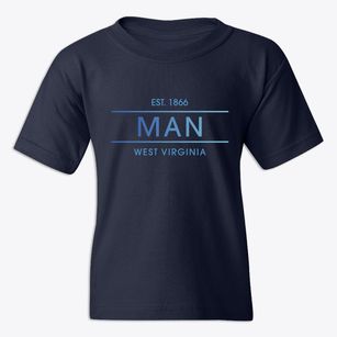 Man West Virginia Horizon Youth T-shirt