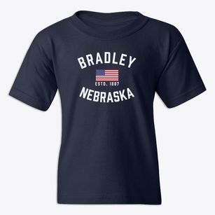 Bradley Nebraska Patriot Youth T-shirt