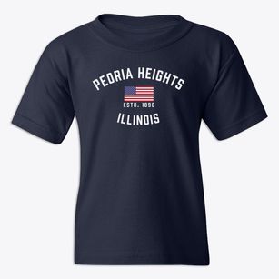 Peoria Heights Illinois Patriot Youth T-shirt