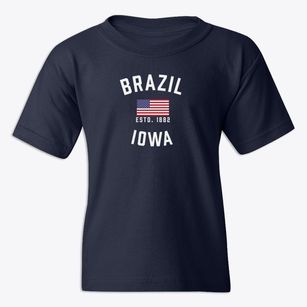 Brazil Iowa Patriot Youth T-shirt