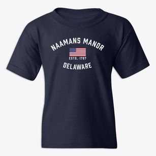 Naamans Manor Delaware Patriot Youth T-shirt
