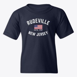 Rudeville New Jersey Patriot Youth T-shirt