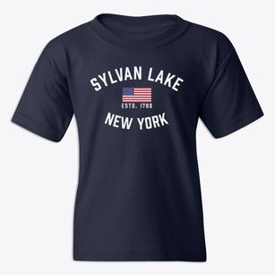 Sylvan Lake New York Patriot Youth T-shirt