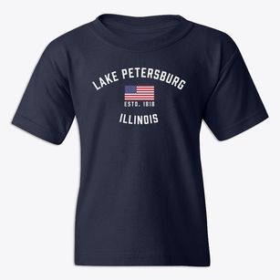 Lake Petersburg Illinois Patriot Youth T-shirt