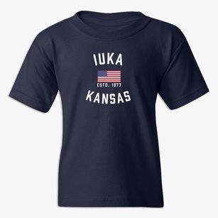 Iuka Kansas Patriot Youth T-shirt