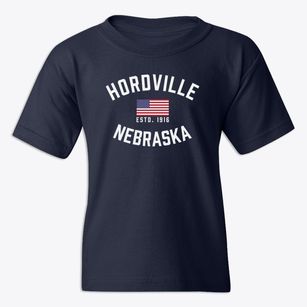 Hordville Nebraska Patriot Youth T-shirt