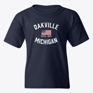 Oakville Michigan Patriot Youth T-shirt