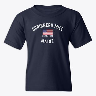 Scribners Mill Maine Patriot Youth T-shirt