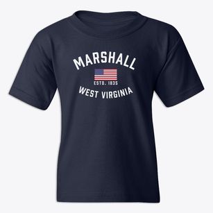 Marshall West Virginia Patriot Youth T-shirt